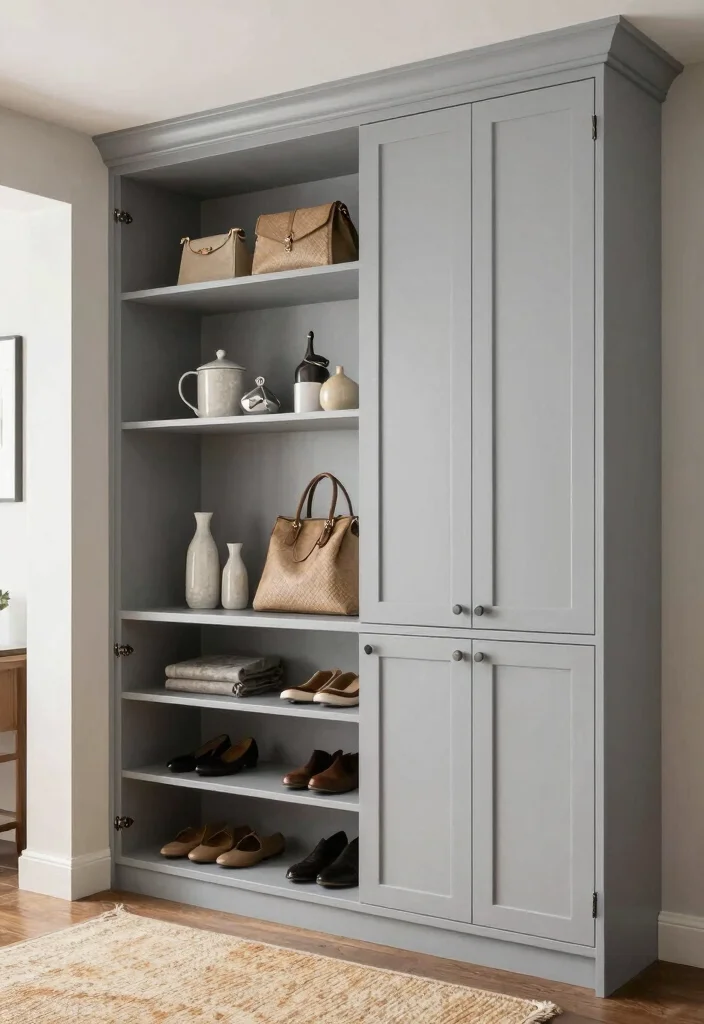 12 Entryway Cabinet Ideas for Hidden Storage and Clean Looks 9. Custom Built Ins for a Unique Touch 0