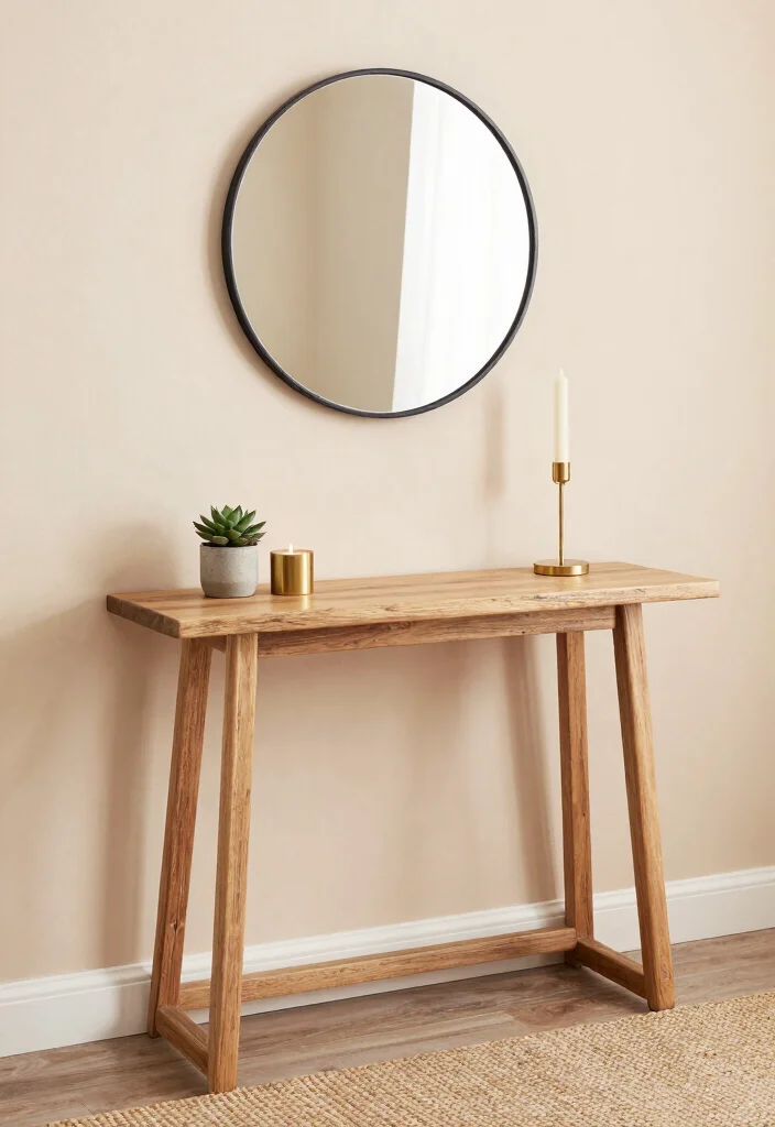 12 Entryway Furniture Ideas That Maximize Small Spaces 1. Sleek Console Tables 0