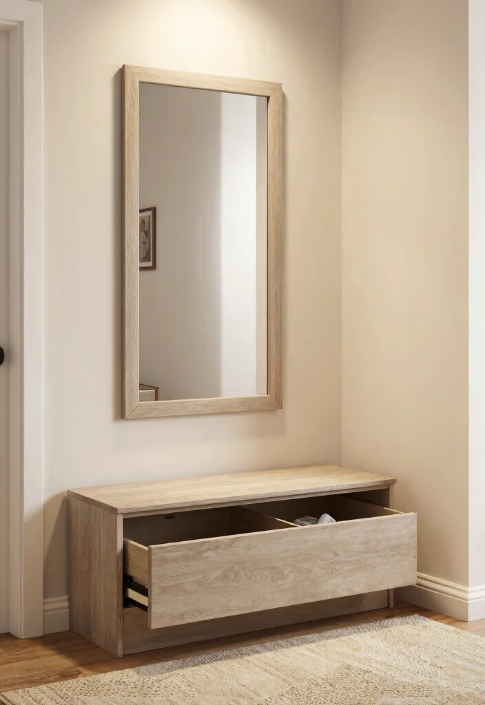 12 Entryway Furniture Ideas That Maximize Small Spaces 10. Hidden Compartment Furniture 0