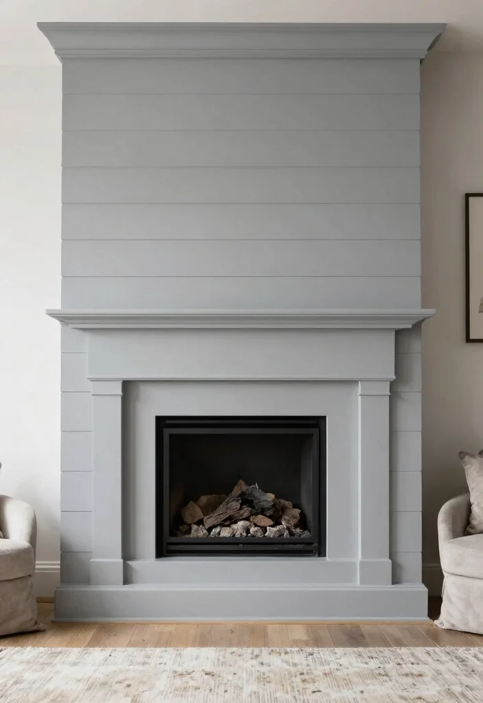 12 Fireplace Accent Wall Ideas for Strong Visual Focus 7. Textured Wall Treatments 0