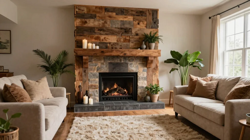 12 Fireplace Accent Wall Ideas for Strong Visual Focus