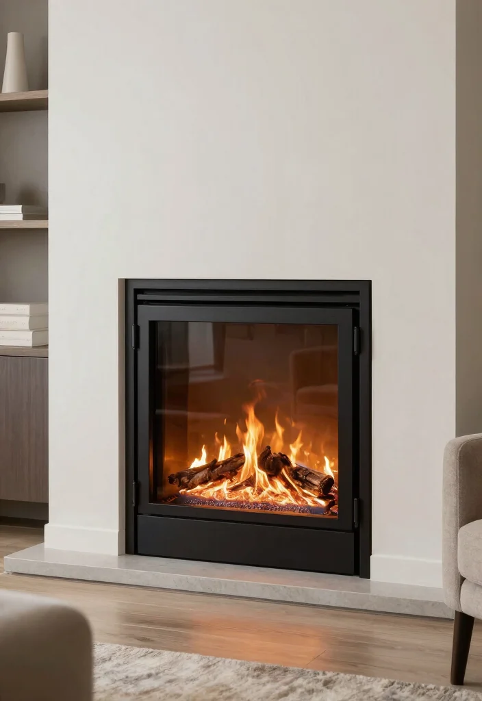 12 Fireplace Doors Ideas for Safety and Visual Style 34 12 Fireplace Doors Ideas for Safety and Visual Style 4. Glass Front Doors 0
