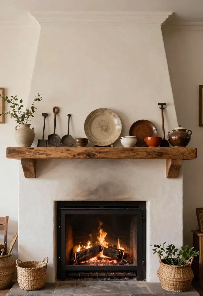12 Fireplace Hearth Decor Ideas to Finish the Space Beautifully 61 12 Fireplace Hearth Decor Ideas to Finish the Space Beautifully 11. Showcase Collectibles 0