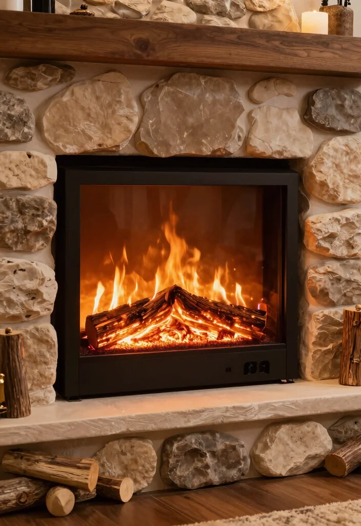 12 Fireplace Ideas for Non Working Fireplaces That Still Look Great 10. Faux Fire Effect 0