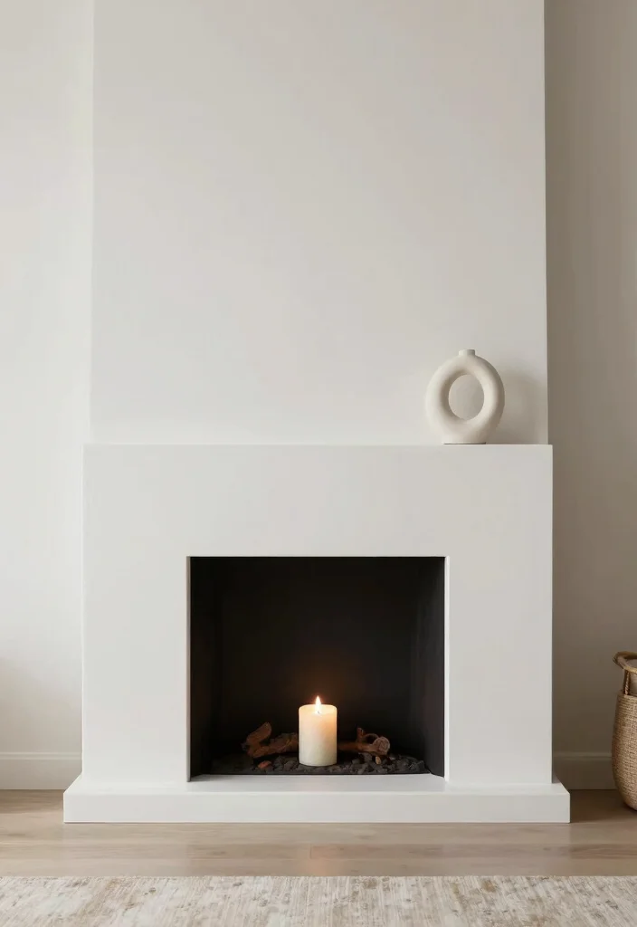 12 Fireplace Ideas for Non Working Fireplaces That Still Look Great 8. Minimalist Approach 0