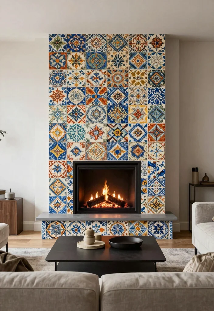 12 Fireplace Room Ideas for Comfortable Layout Planning 7. Bold and Beautiful Statement Fireplaces 0