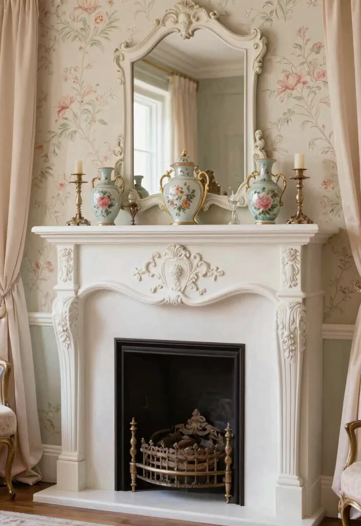 12 Fireplace Trim Ideas Moldings for Classic Architectural Detail 40 12 Fireplace Trim Ideas Moldings for Classic Architectural Detail 10. Elegant French Provincial Trim 0