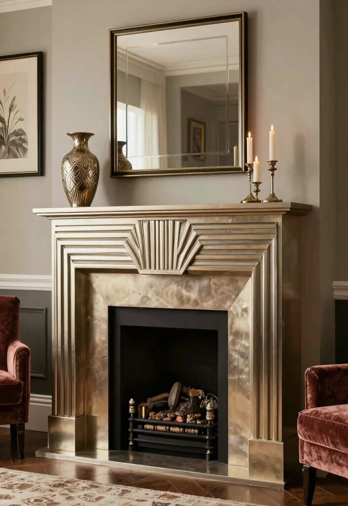 12 Fireplace Trim Ideas Moldings for Classic Architectural Detail 38 12 Fireplace Trim Ideas Moldings for Classic Architectural Detail 8. Art Deco Inspired Trim 0