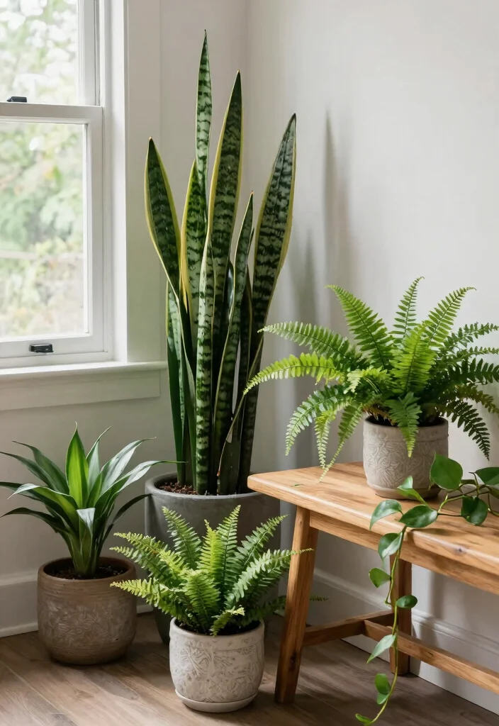 12 French Country Entryway Ideas with Soft Rustic Charm 10. Indoor Plants for Freshness 0