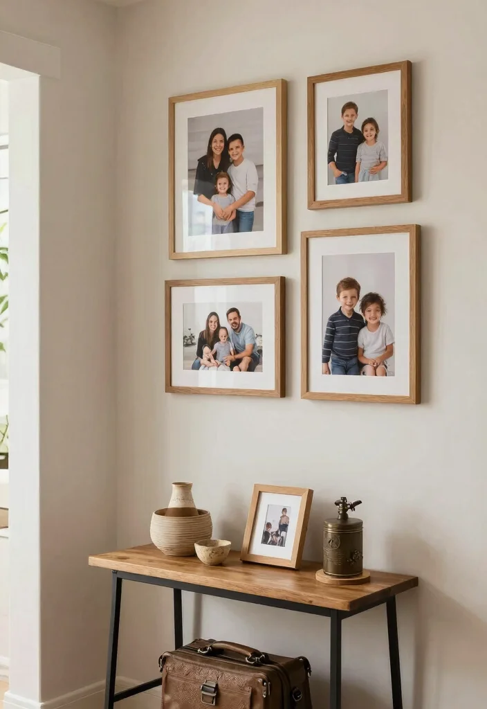 12 Front Door Entryway Interior Ideas with Finished Style 11. Personal Touches 0