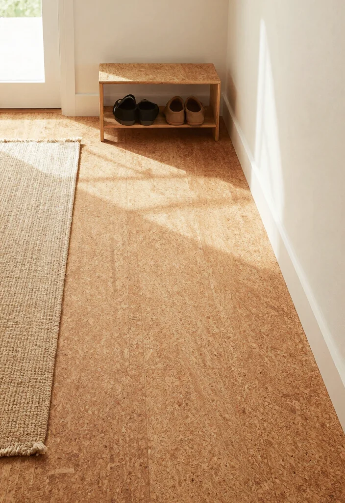 12 Front Door Entryway Interior Ideas with Finished Style 3. Eco Friendly Flooring Options 0