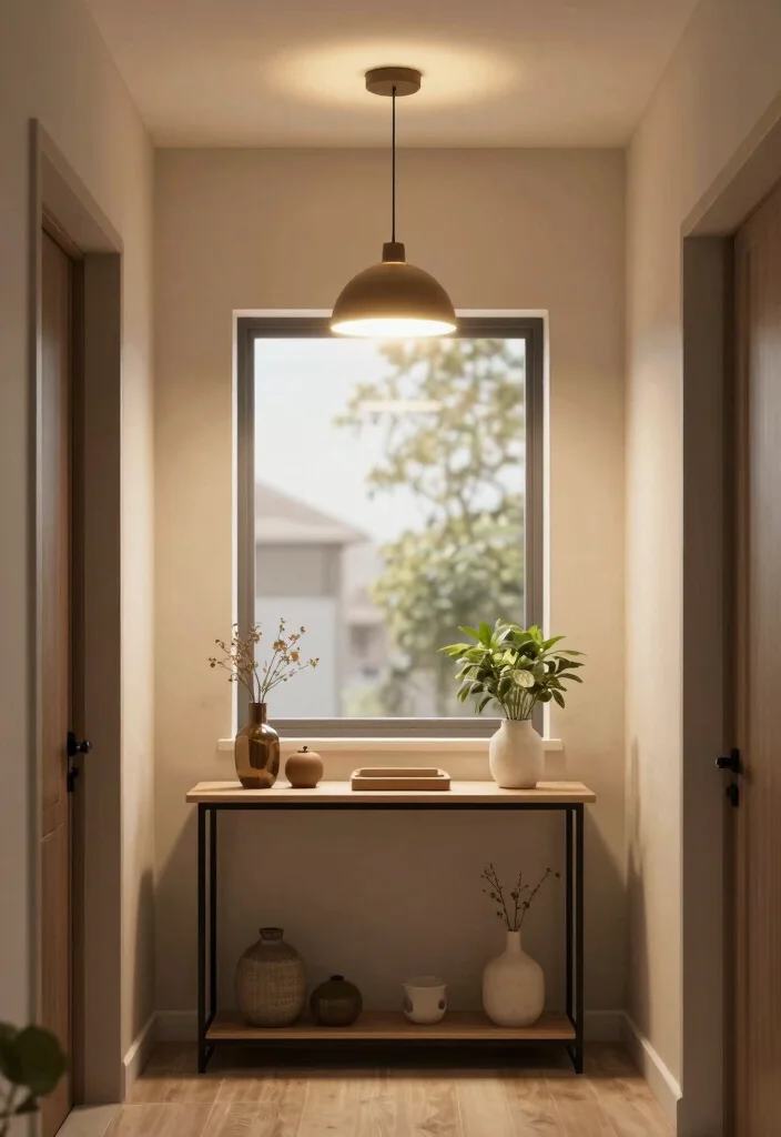 12 Front Door Entryway Interior Ideas with Finished Style 5. Energy Efficient Lighting 0