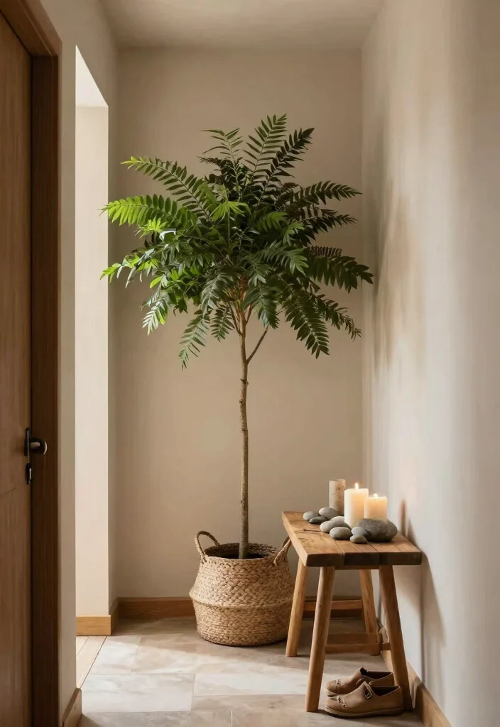 12 Front Room Ideas Entryway for Open Layout Homes 8. Embrace Natural Elements 0