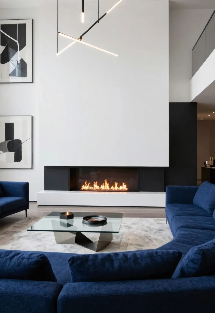 12 Gas Fireplace Ideas for Living Rooms with Cozy Style 23 12 Gas Fireplace Ideas for Living Rooms with Cozy Style 3. Contemporary Fireplace Designs 0