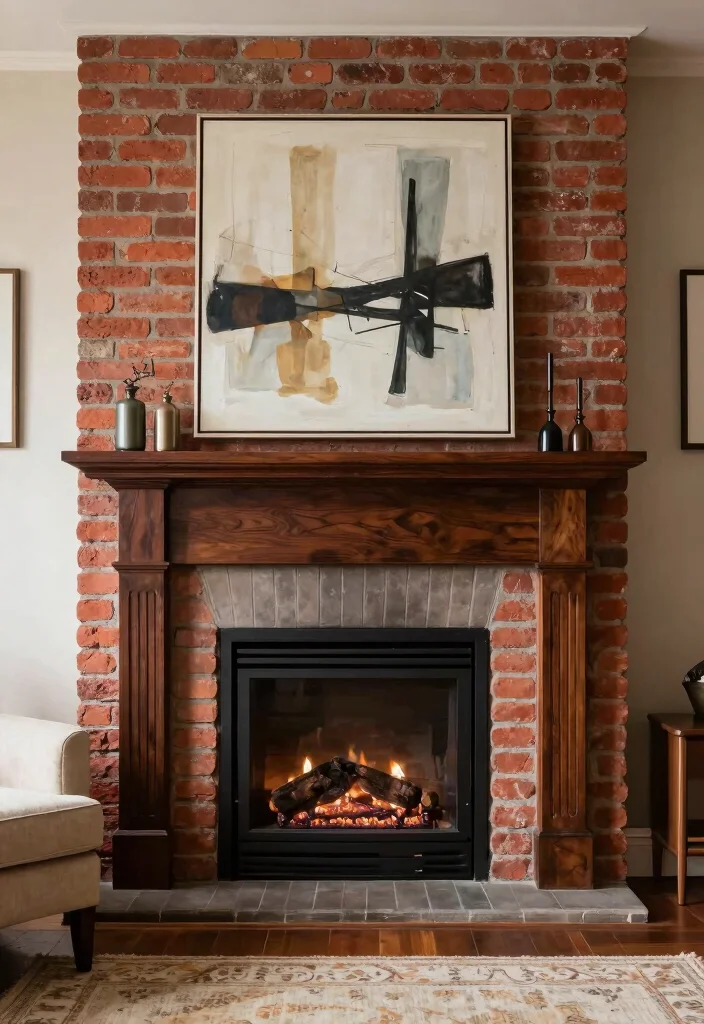 12 Gas Fireplace Ideas for Living Rooms with Cozy Style 27 12 Gas Fireplace Ideas for Living Rooms with Cozy Style 7. Traditional Gas Fireplaces with a Modern Twist 0