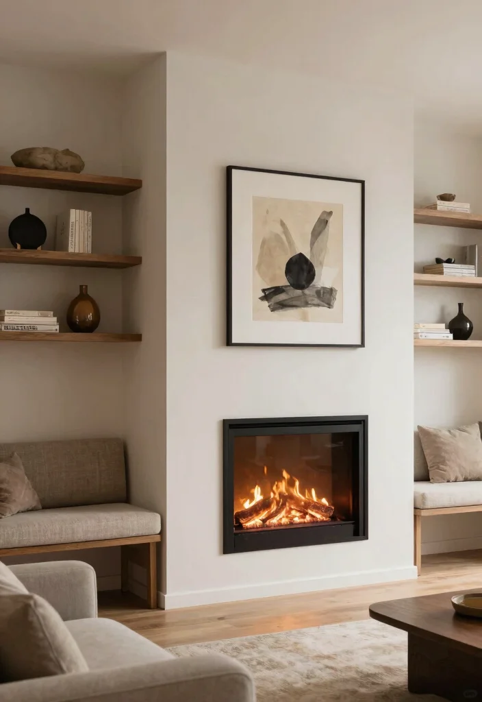 12 Gas Fireplace Wall Ideas for Modern Living Rooms 61 12 Gas Fireplace Wall Ideas for Modern Living Rooms 11. Multi Functional Fireplace Walls 0