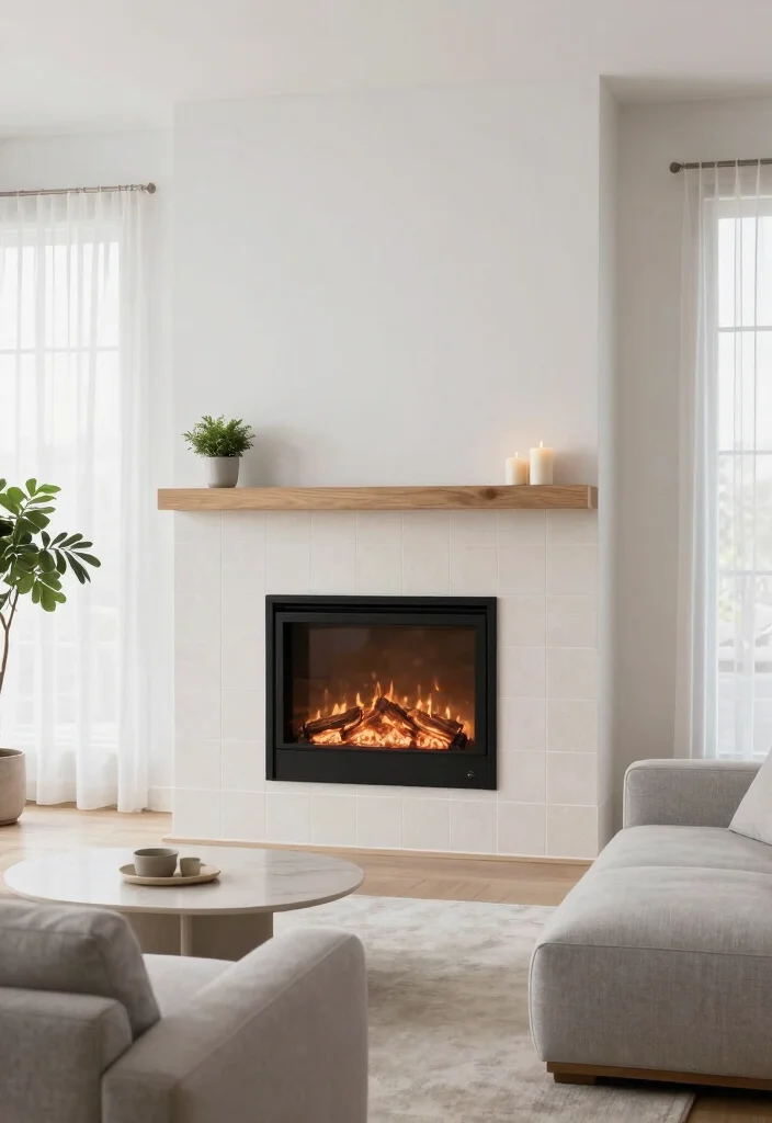 12 Gas Log Fireplace Ideas for Easy Cozy Heat 1 12 Gas Log Fireplace Ideas for Easy Cozy Heat 1. Minimalist Elegance 0