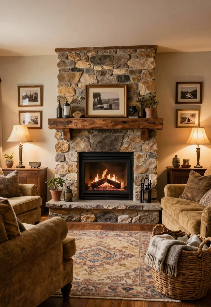 12 Gas Log Fireplace Ideas for Easy Cozy Heat 2 12 Gas Log Fireplace Ideas for Easy Cozy Heat 2. Rustic Charm 0