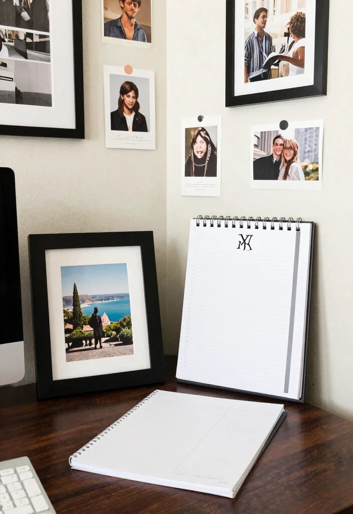 12 Glam Office Ideas with Polished Feminine Style 10. Personalized Touches 0