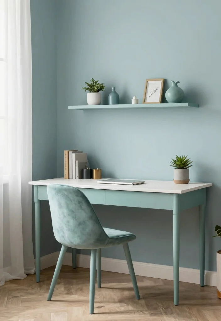 12 Home Office Setup Ideas for Better Daily Workflow 15 12 Home Office Setup Ideas for Better Daily Workflow 5. Personalized Color Palette 0