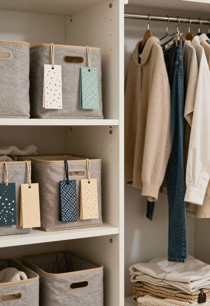 12 Homemade Closet Ideas for Budget Friendly Organization 51 12 Homemade Closet Ideas for Budget Friendly Organization 11. Themed Hang Tags 0