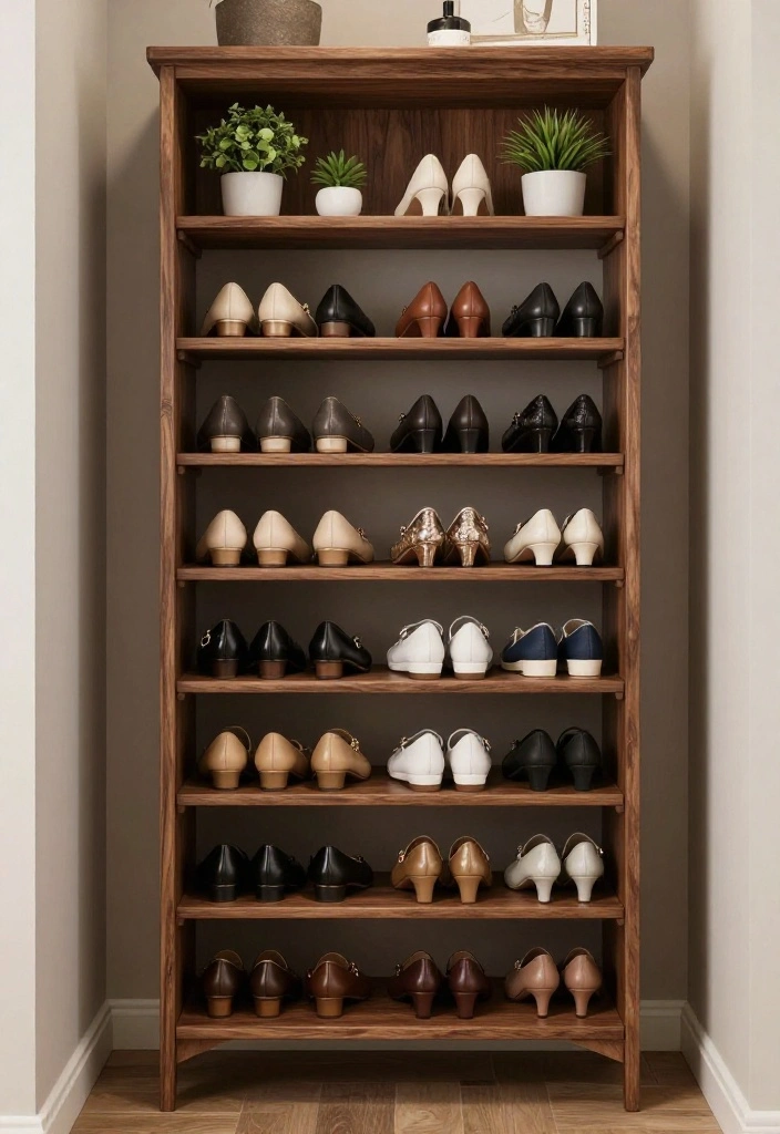 12 Homemade Closet Ideas for Budget Friendly Organization 5 12 Homemade Closet Ideas for Budget Friendly Organization 5. DIY Shoe Racks 0