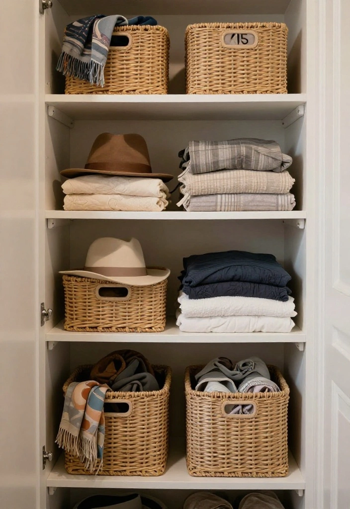 12 Homemade Closet Ideas for Budget Friendly Organization 17 12 Homemade Closet Ideas for Budget Friendly Organization 7. Under Shelf Baskets 0