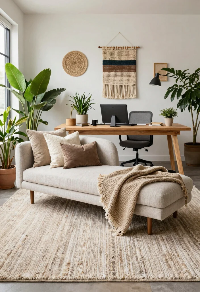 12 Lounge Office Room Ideas for Relaxed Productive Workdays 26 12 Lounge Office Room Ideas for Relaxed Productive Workdays 6. Inviting Textures 0