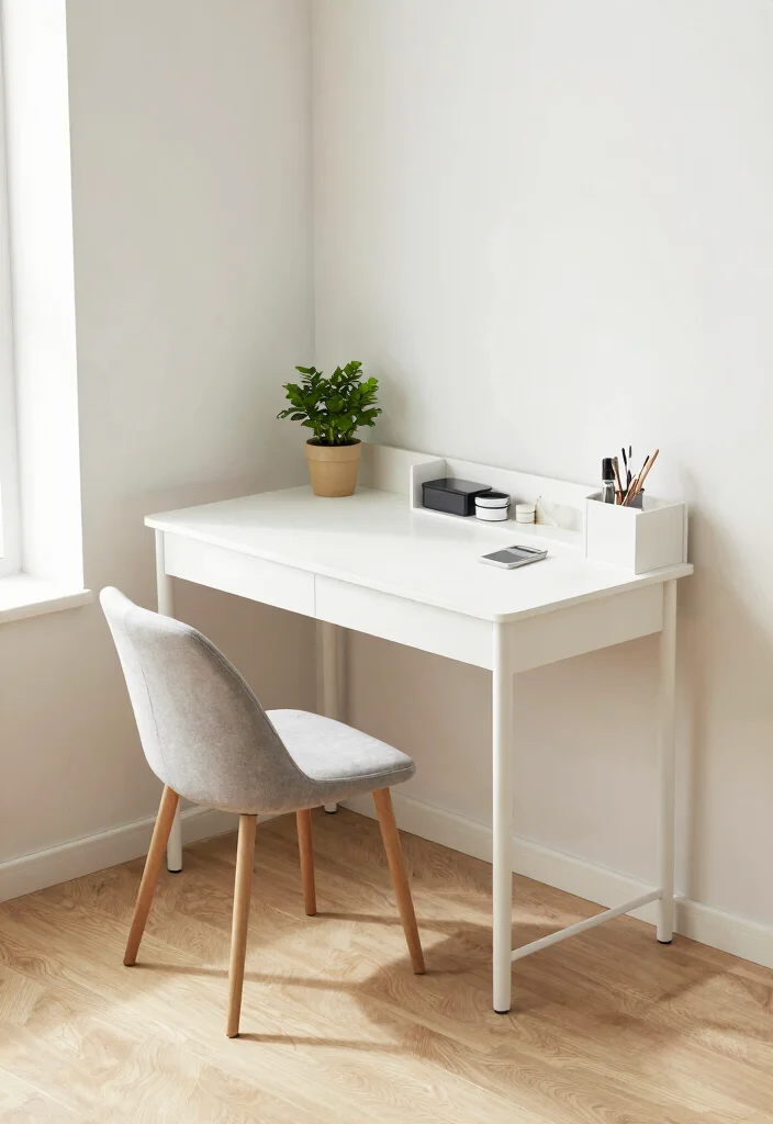 12 Modern Office Table Ideas with Clean Lines 40 12 Modern Office Table Ideas with Clean Lines 10. Compact Desk Solutions 0