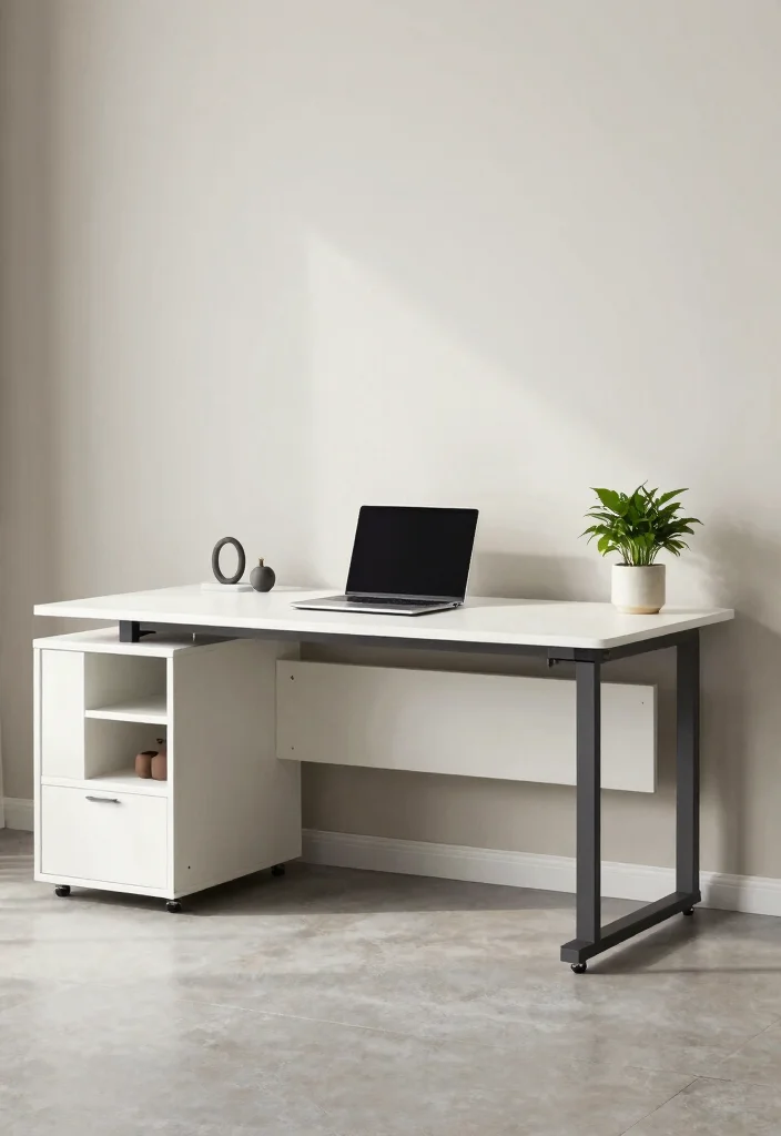 12 Modern Office Table Ideas with Clean Lines 14 12 Modern Office Table Ideas with Clean Lines 4. Multi Functional Tables 0