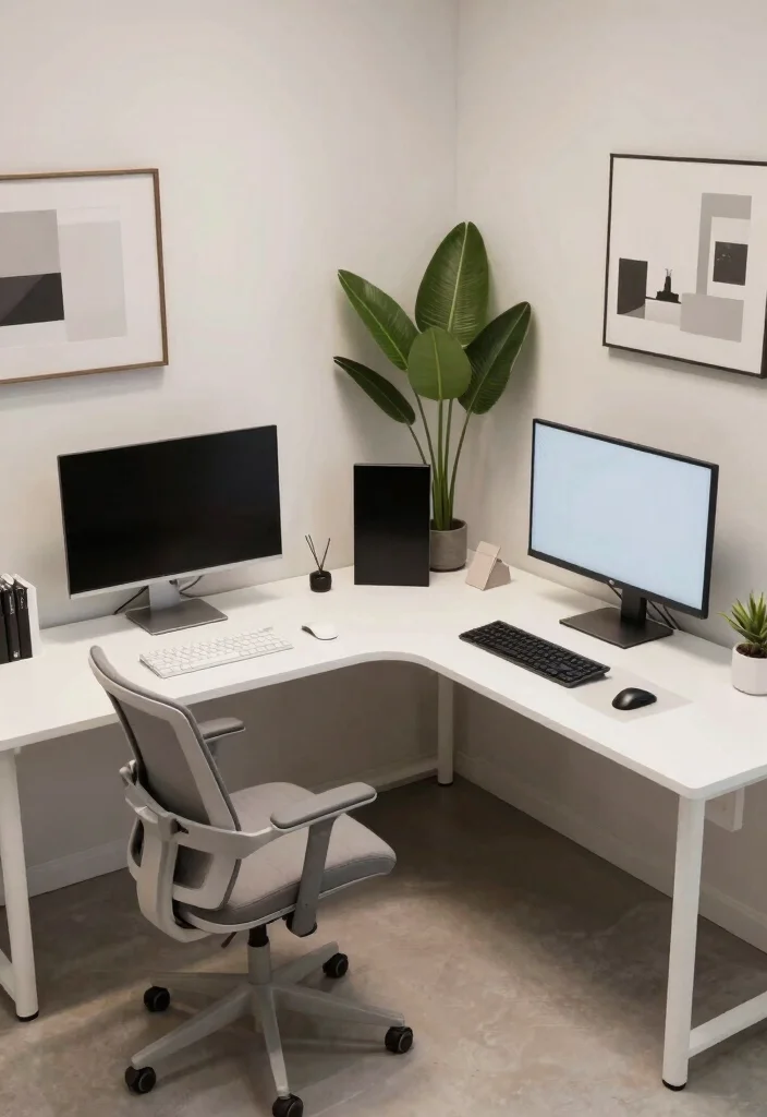 12 Modern Office Table Ideas with Clean Lines 26 12 Modern Office Table Ideas with Clean Lines 6. L Shaped Desks 0