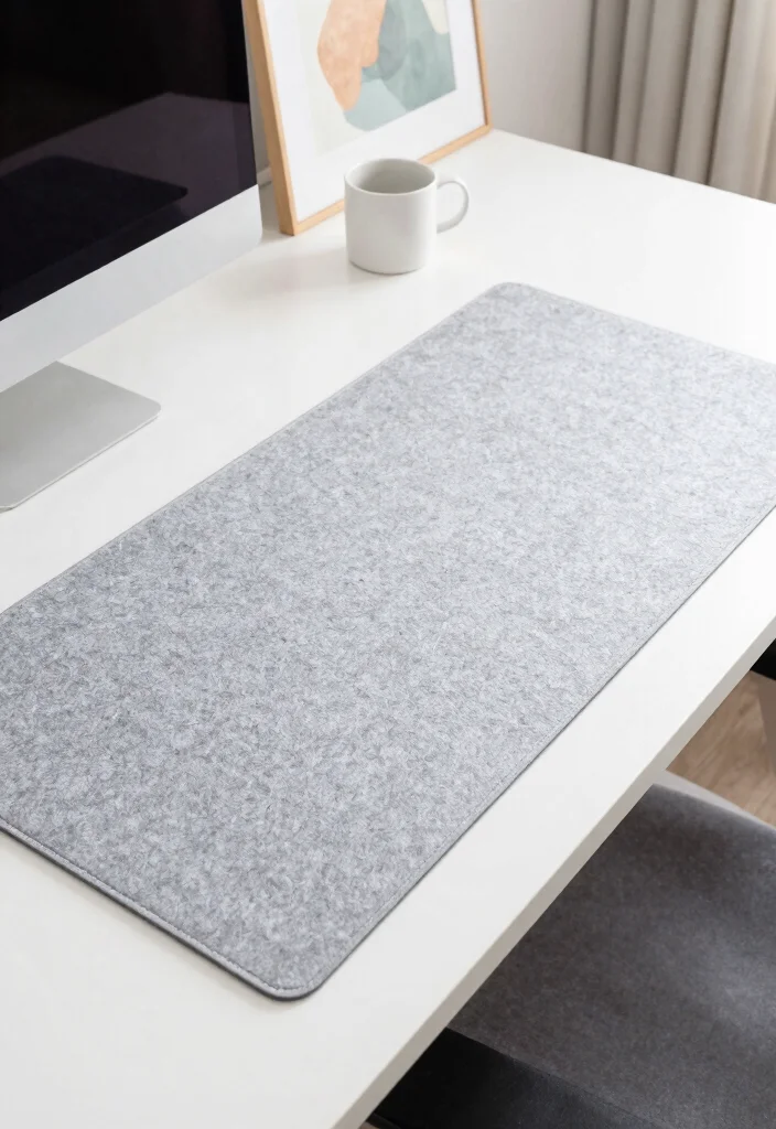 12 Office Desk Decor Ideas That Feel Calm and Focused 5. Calming Desk Mats 0