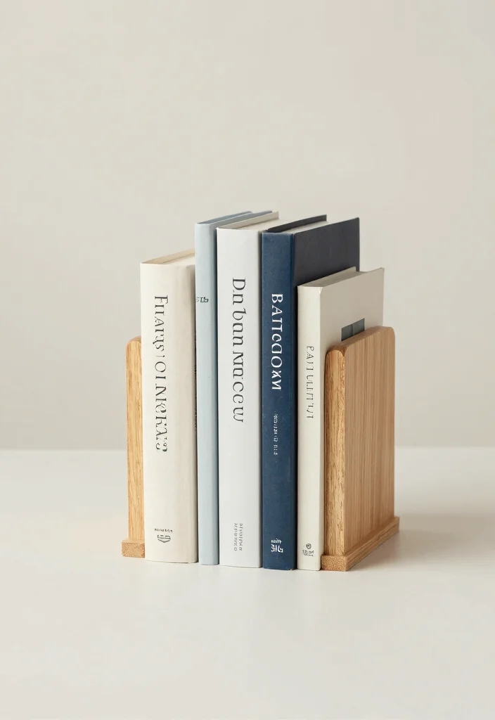 12 Office Desk Decor Ideas That Feel Calm and Focused 6. Functional Bookends for Organization 0