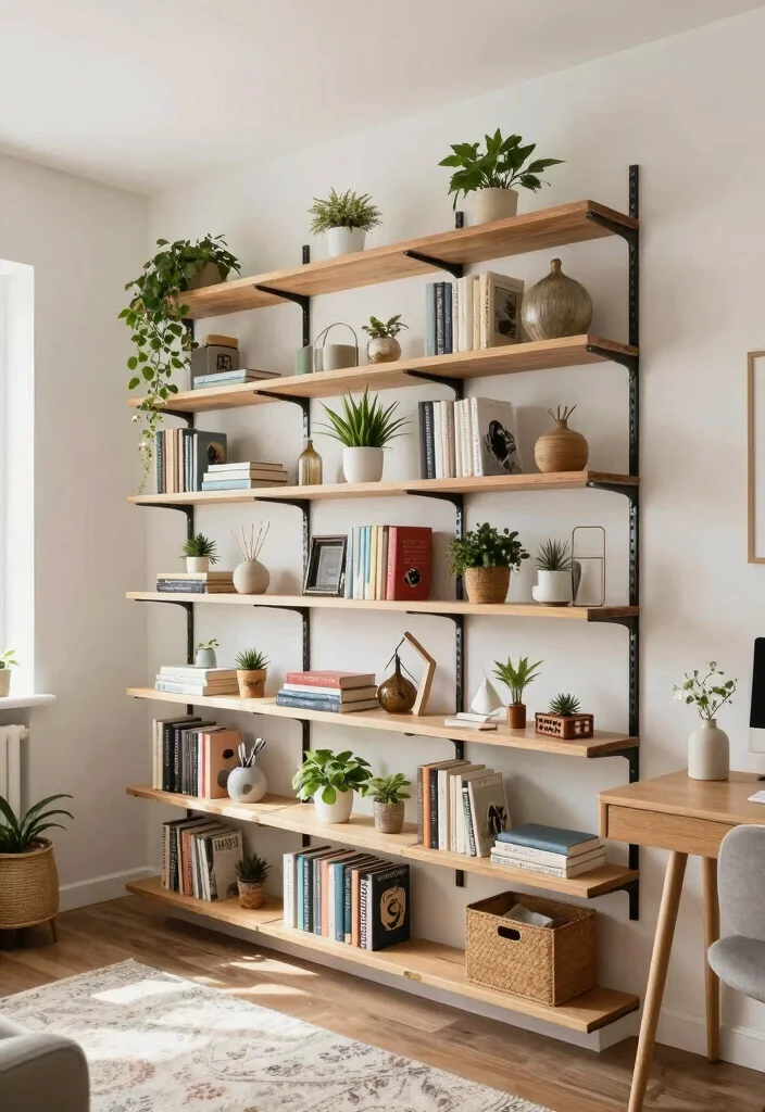 12 Office Small Space Ideas That Actually Work 12 12 Office Small Space Ideas That Actually Work 2. Use Vertical Space Wisely 0