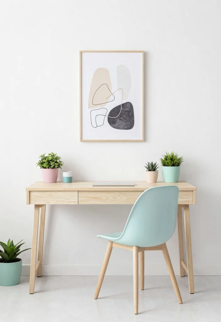 12 Office Small Space Ideas That Actually Work 24 12 Office Small Space Ideas That Actually Work 4. Opt for Light Colors 0