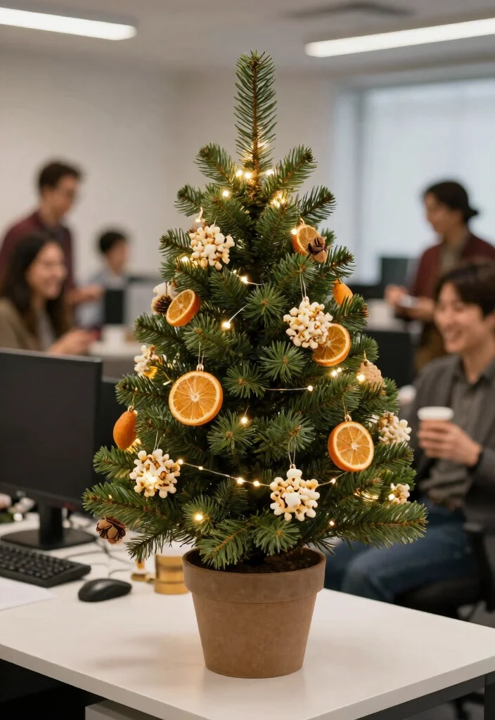 12 Office Xmas Decorating Ideas for Seasonal Cheer 3 12 Office Xmas Decorating Ideas for Seasonal Cheer 3. Potted Plant Christmas Tree 0