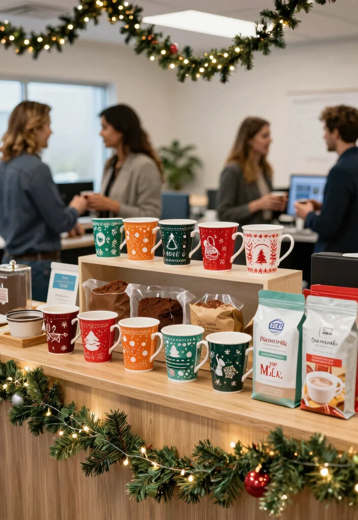 12 Office Xmas Decorating Ideas for Seasonal Cheer 16 12 Office Xmas Decorating Ideas for Seasonal Cheer 6. Reusable Holiday Mugs 0