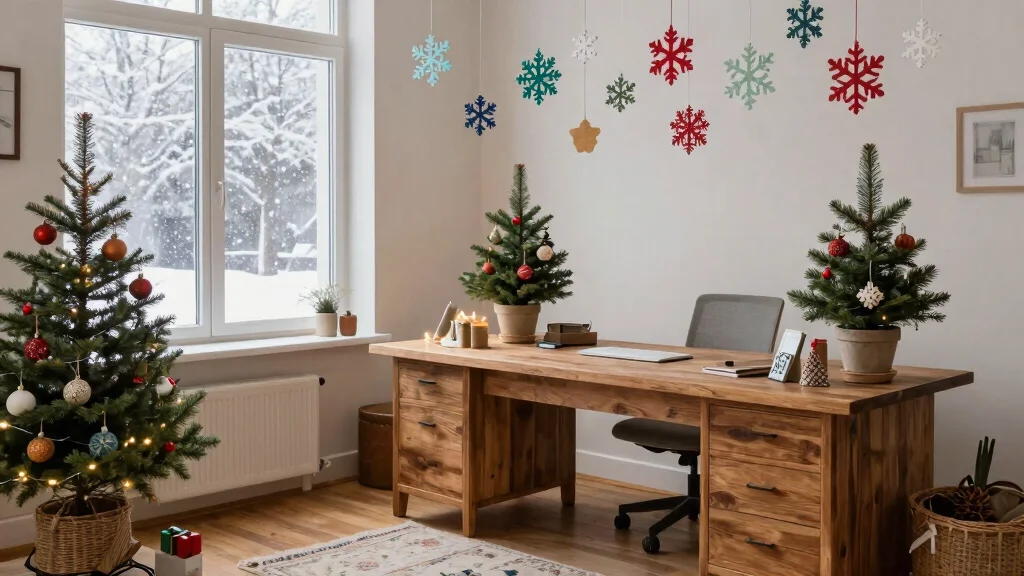 12 Office Xmas Decorating Ideas for Seasonal Cheer