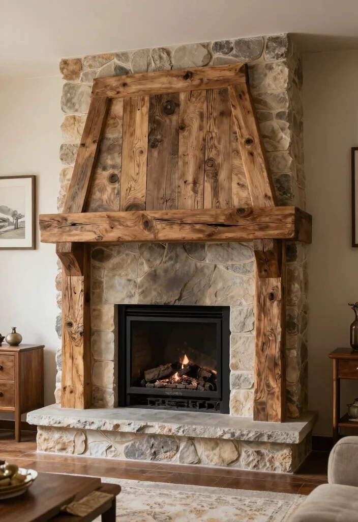 12 Old Fireplace Ideas for Updating Traditional Features 41 12 Old Fireplace Ideas for Updating Traditional Features 11. Reframe with Wood or Stone 0