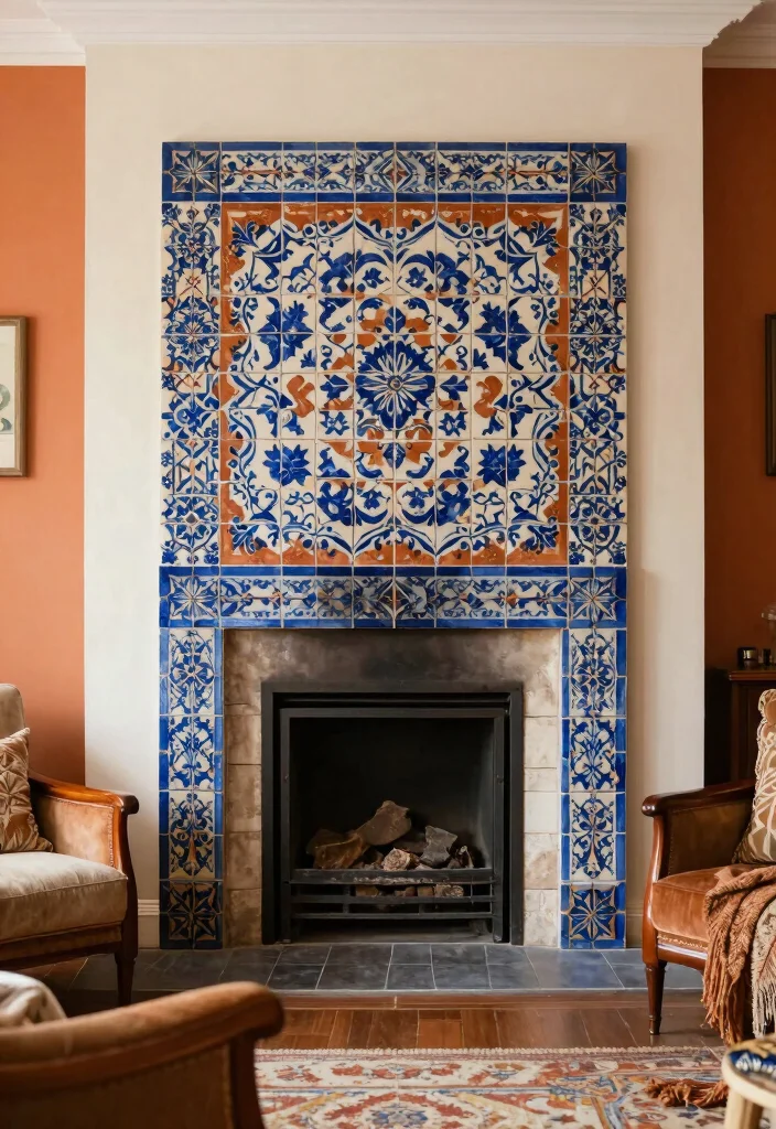 12 Old Fireplace Ideas for Updating Traditional Features 3 12 Old Fireplace Ideas for Updating Traditional Features 3. Incorporate Vintage Tiles 0