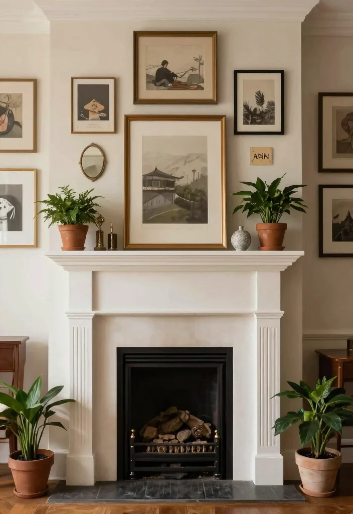 12 Old Fireplace Ideas for Updating Traditional Features 4 12 Old Fireplace Ideas for Updating Traditional Features 4. Create an Artistic Surround 0