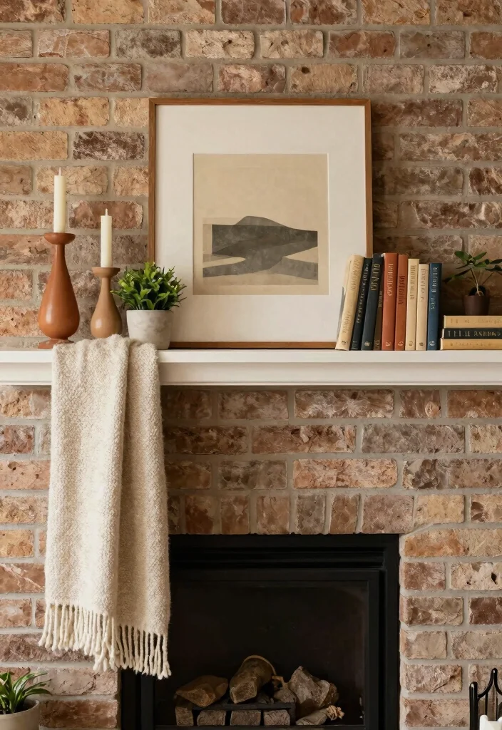 12 Old Fireplace Ideas for Updating Traditional Features 16 12 Old Fireplace Ideas for Updating Traditional Features 6. Use Mantel Decor Creatively 0