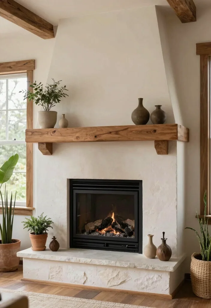 12 Old Fireplace Ideas for Updating Traditional Features 28 12 Old Fireplace Ideas for Updating Traditional Features 8. Introduce Natural Elements 0