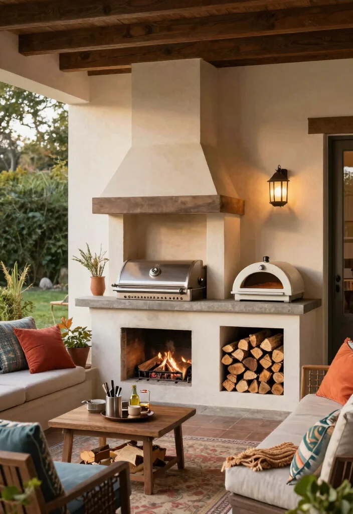 12 Porch Fireplace Ideas for Outdoor Living Comfort 50 12 Porch Fireplace Ideas for Outdoor Living Comfort 10. Multi Functional Fireplaces 0