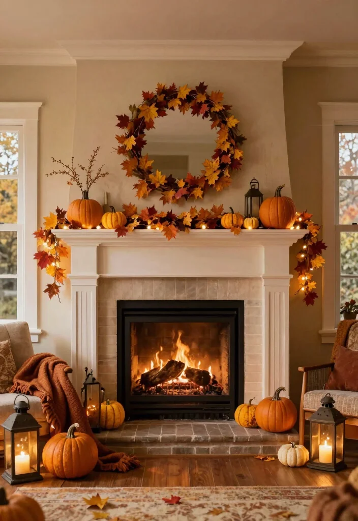 12 Porch Fireplace Ideas for Outdoor Living Comfort 51 12 Porch Fireplace Ideas for Outdoor Living Comfort 11. Seasonal Decor Around Fireplaces 0