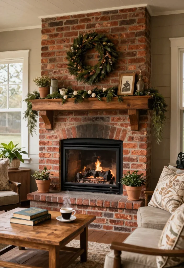 12 Porch Fireplace Ideas for Outdoor Living Comfort 23 12 Porch Fireplace Ideas for Outdoor Living Comfort 3. Traditional Brick Fireplaces 0