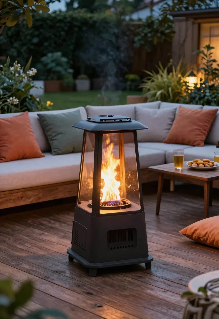 12 Porch Fireplace Ideas for Outdoor Living Comfort 37 12 Porch Fireplace Ideas for Outdoor Living Comfort 7. Portable Outdoor Fireplaces 0