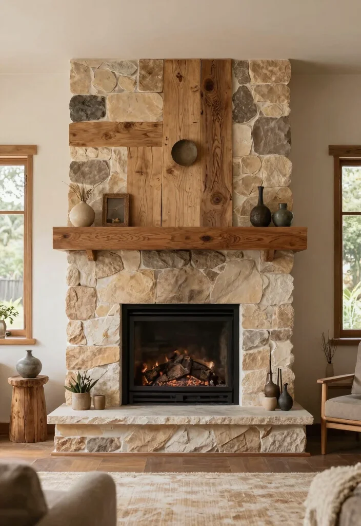 12 Real Fireplace Ideas for Timeless Home Design 61 12 Real Fireplace Ideas for Timeless Home Design 11. Sustainable Materials for Fireplace Surrounds 0
