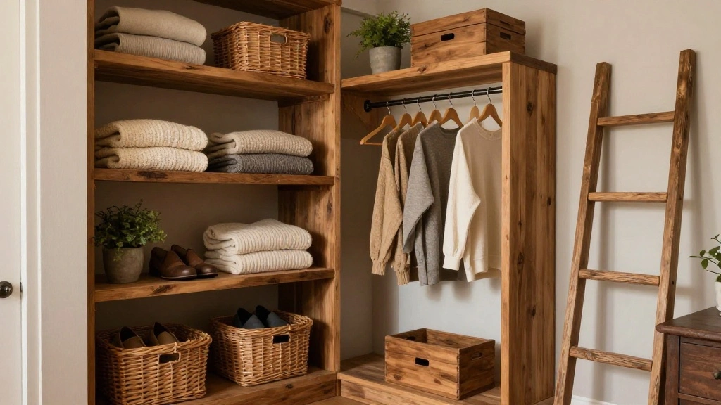 12 Rustic Closet Ideas with Warm Wood and Cozy Character