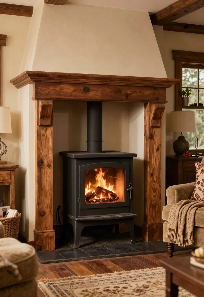 12 Scandinavian Fireplace Ideas with Soft Minimal Nordic Style 12 12 Scandinavian Fireplace Ideas with Soft Minimal Nordic Style 2. Classic Wood Burning Stoves 0